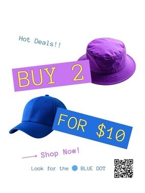 🔵 2 for $10
